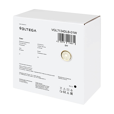 Встраиваемый светильник Voltega VGL7134DLB-01W 400_400_3182722